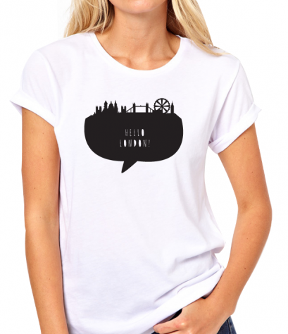 เสื้อยืดคอกลม Hello London